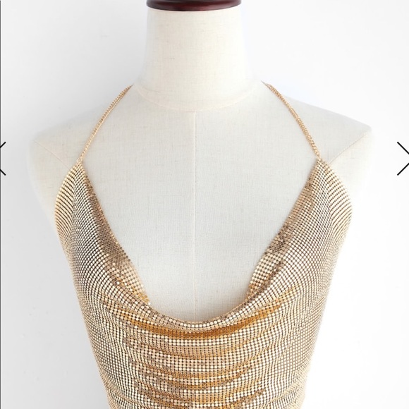 One left Ce chic le freak chain crop - Picture 3 of 5